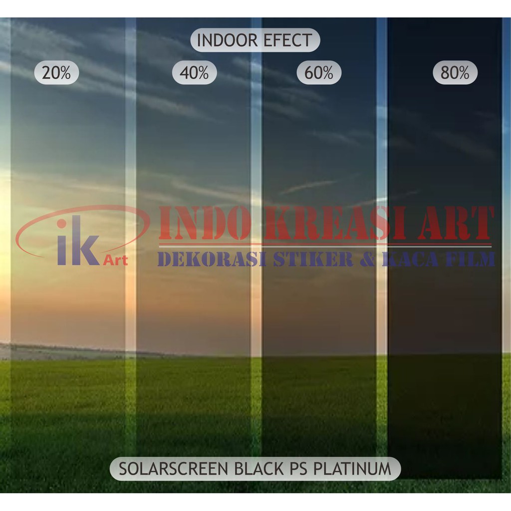 KACA FILM RIBEN RAYBEN PREMIUM SOLARSCREEN PLATINUM HIGH REDUCTION UV UNTUK RUMAH MOBIL