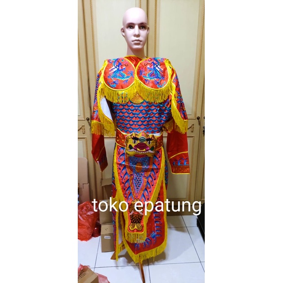 Baju tatung / baju jendral / baju dewa -warna merah