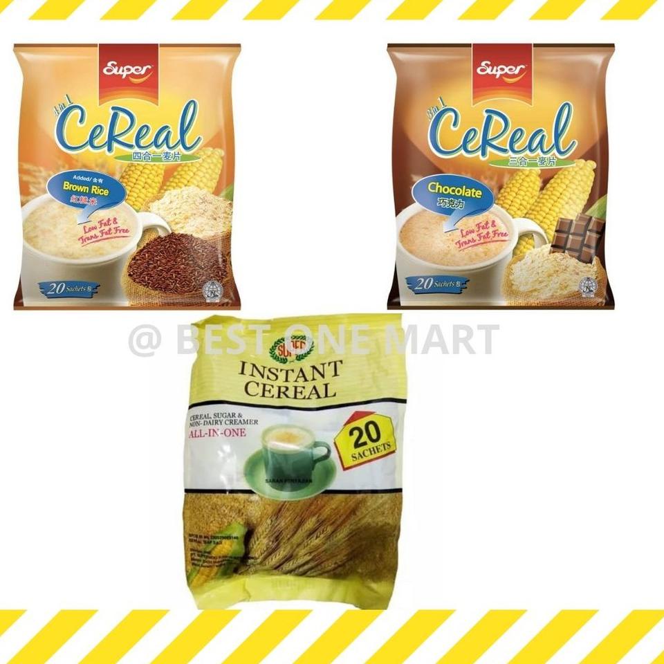 

mjo Super Instant Cereal / Sereal Instan - Original - Chocolate / Cokelat - Brown Rice j37^