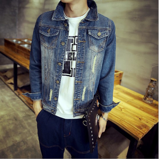 430 Koleksi Jaket Denim Model Korea HD Terbaru