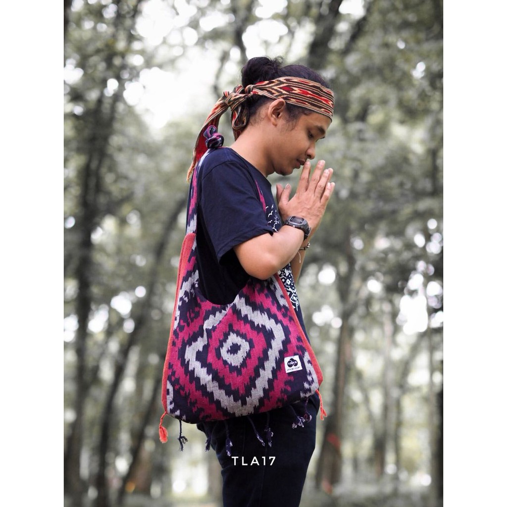 LIMITED  AEC Tas Selempang Tenun Etnik Motif Toraja  LIMITED