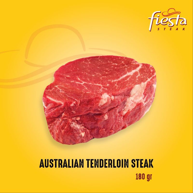 

Fiesta Steak Australian Tenderloin Steak - Daging Sapi Frozen