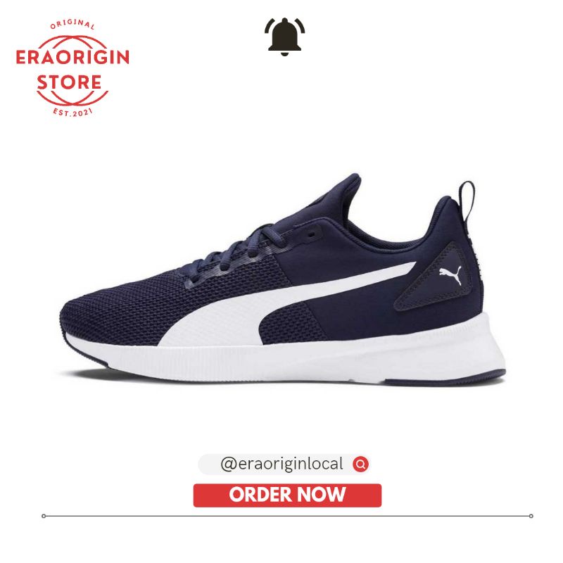 Sepatu Puma Pria Flyer Runner Peacoat Original