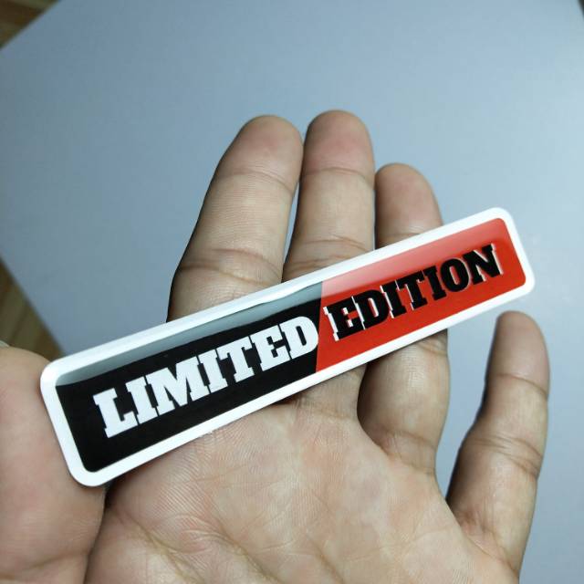 

Stiker Limited edition merah