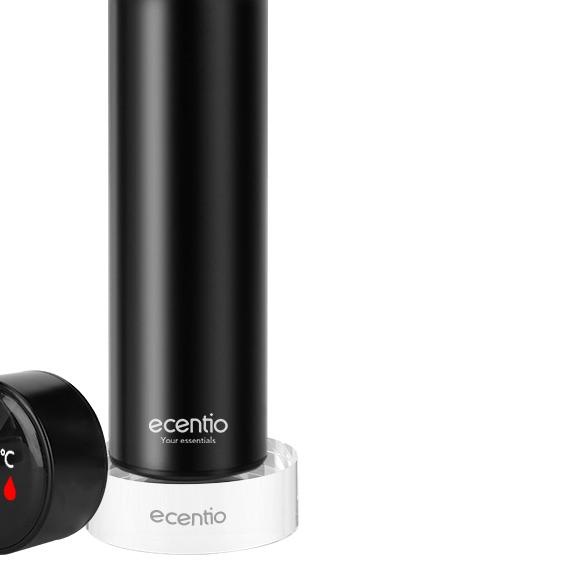 Ecentio Termos Air Panas 304 stainless Vacuum Flask Botol 500ml Led Display /Tumbler cerdas LED suhu