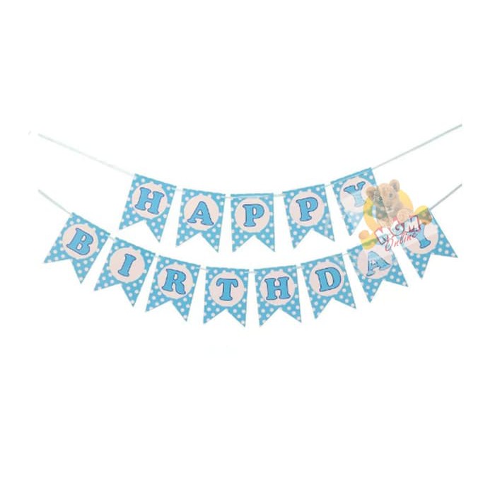 Happy Birthday Banner / Ultah Banner dari Karton Tebal