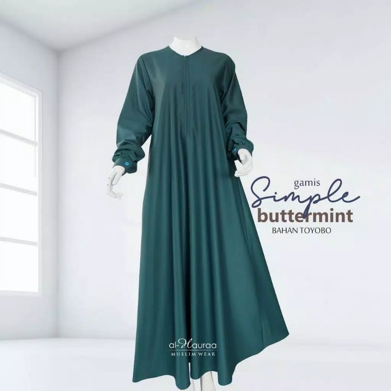 Gamis Simple Alhauraa / gamis toyobo / gamis al hauraa / gamis / al hauraa