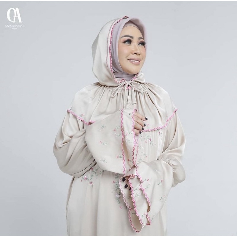 MUKENA PONCO BEIGE - OKKY ASOKAWATI