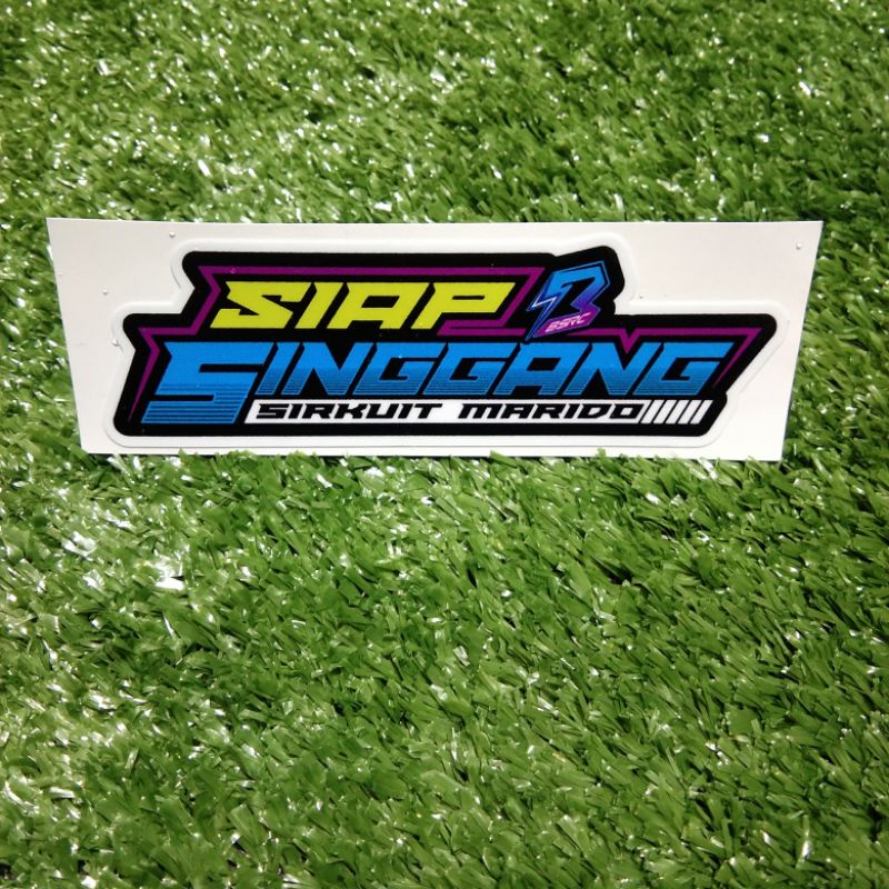 sticker kata2 stiker siap singgang