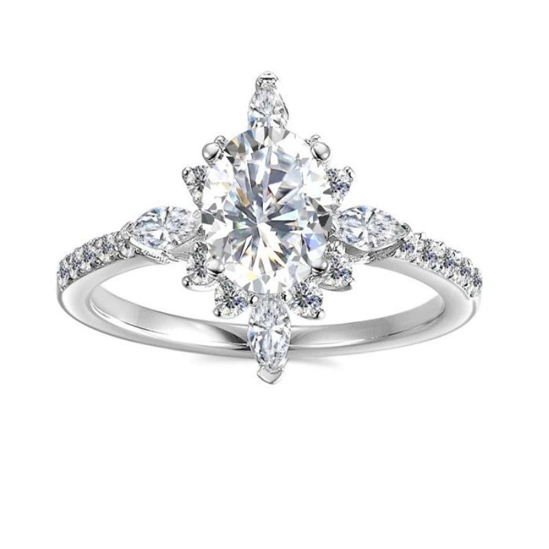 Lustré Ring - Cincin Moissanite Diamond