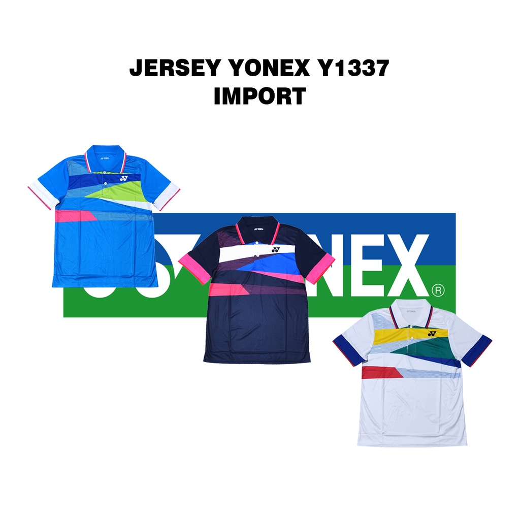 Yonex Jersey Badminton Bulutangkis Y1337 Minions Casual Series Import