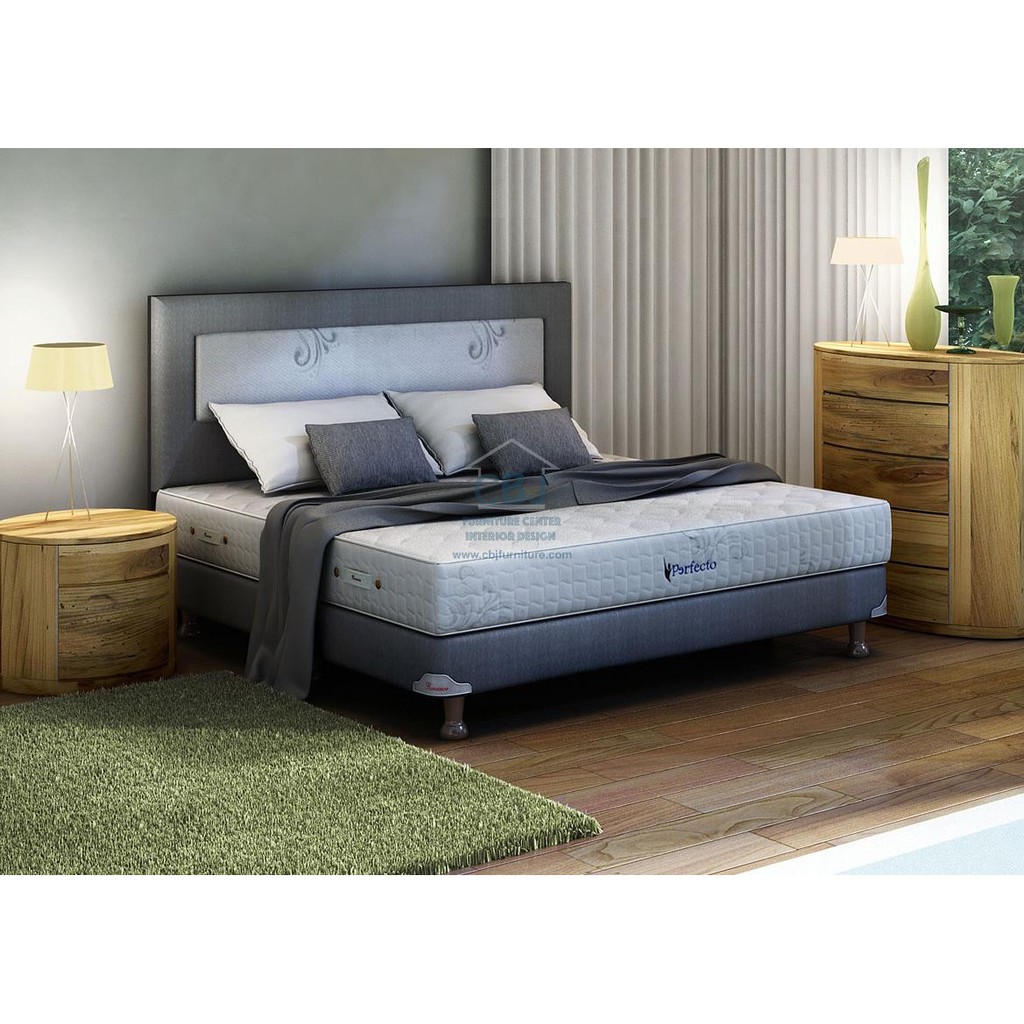 Romance Kasur Springbed Perfecto With Latex - Full Set - Khusus Jabodetabek