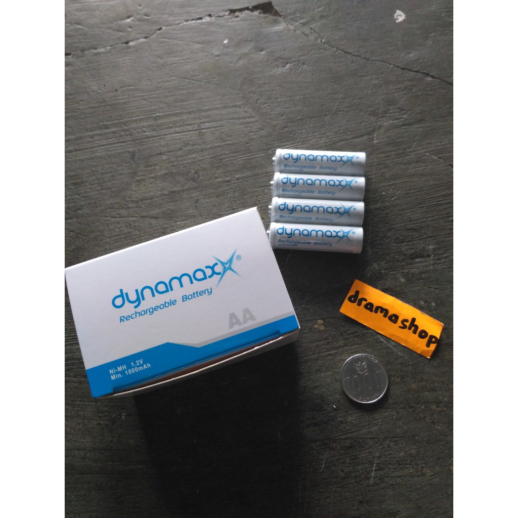 Batre / Baterai Charge / Cas / Rechargeable Dynamax AA A2 1000mAh