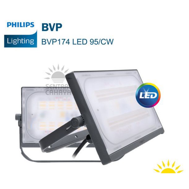 Lampu sorot / flood light bvp174 100w philips