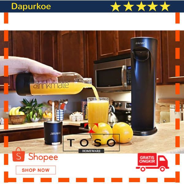 Terlaris DrinkMate Carbonated Soda Maker Mesin Pembuat Soda Air Karbonasi Keren