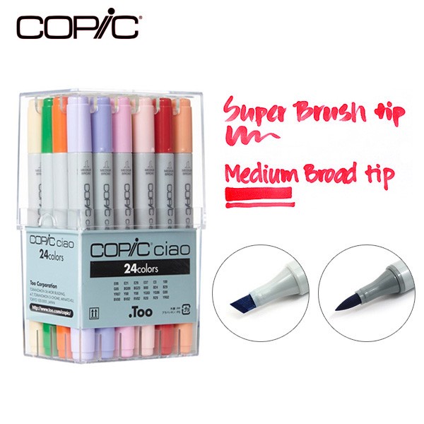 

(BISA COD) Copic Ciao Marker Set 24 Basic