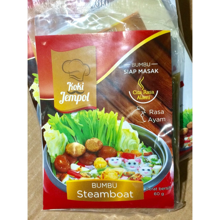 

KOKI JEMPOL STEAMBOAT 60gr kuah steamboat bumbu hotpot kuah shabu shabu