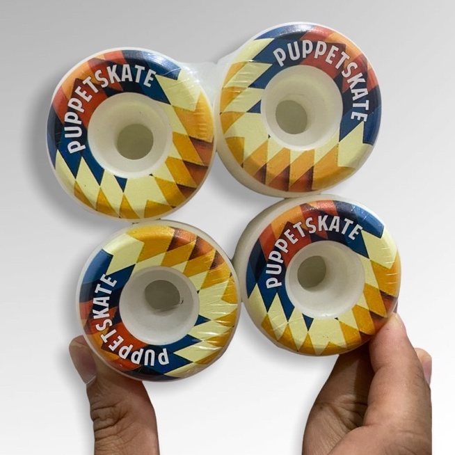 Puppets Wheels double side print 53 conical | deck griptape truck bearing original puppetskate