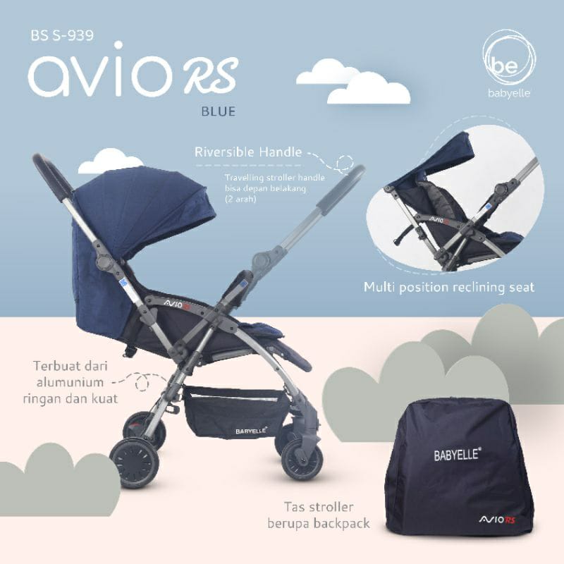 Babyelle Stroller kereta bayi AVIO RS terbaru S939 RS