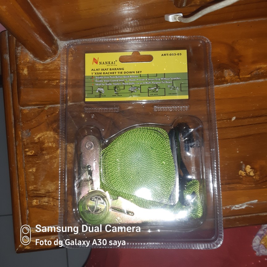 Nankai Ratchet Tie Down 1 Inch X 5 M Tali Rachet Pengikat Barang Motor