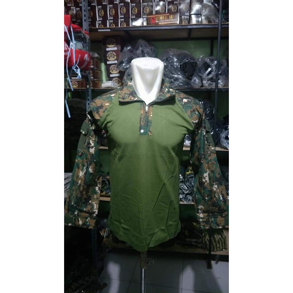 KAOS MILITER - Kaos Tactical - Kaos BDU Loreng - Kaos Army - Kaos Lapangan