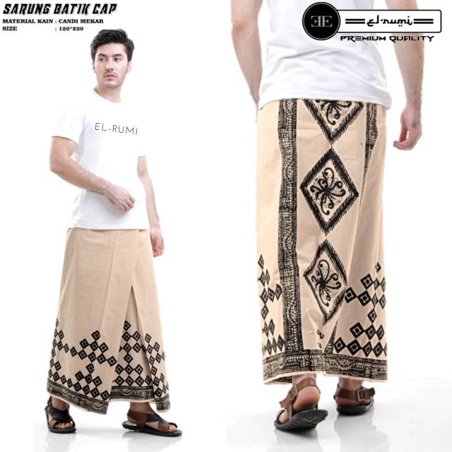 SARUNG BATIK EL RUMI / SARUNG SANTRI / SARUNG BATIK HALUS / EL RUMI