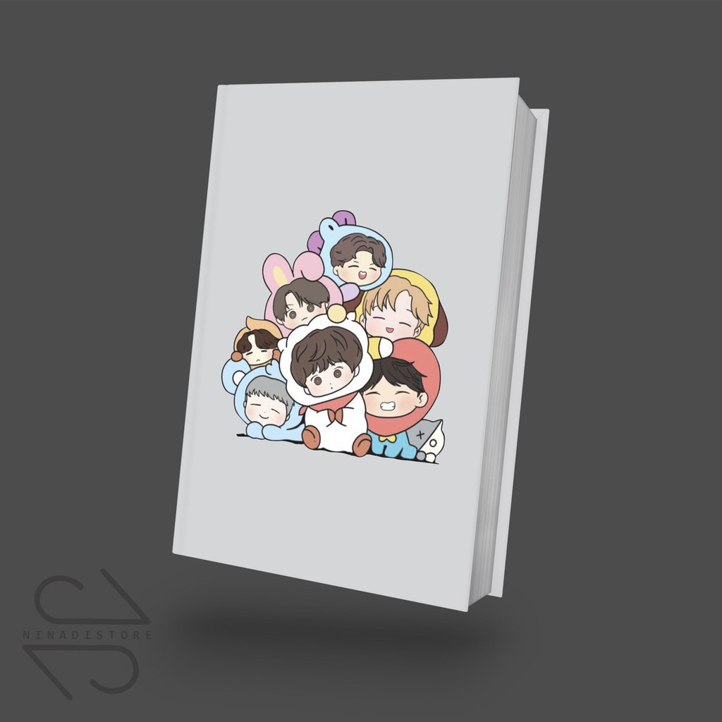 

Pocket Book/Notebook BTS CBTS05 Buku Tulis Catatan Note Agenda Planner, Journal, Diary, Gift / Premium Hardcover A6 isi polos dan garis