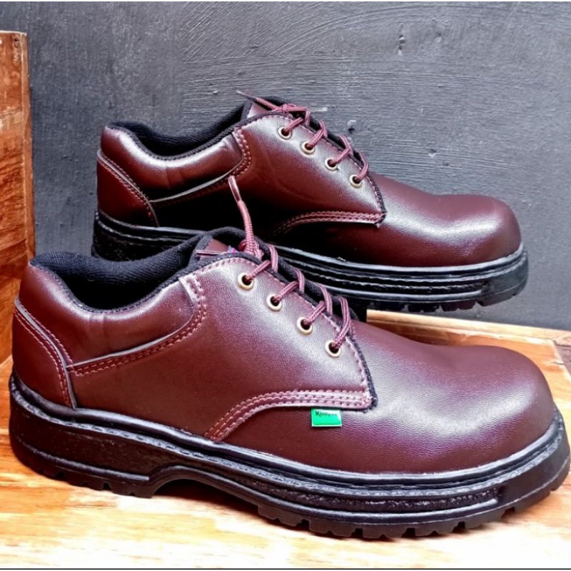 SEPATU SAFETY SEMI BOOTS/SEPATU SAFETY PRIA UJUNG BESI/SEPATU SAFETY KERJA LAPANGAN