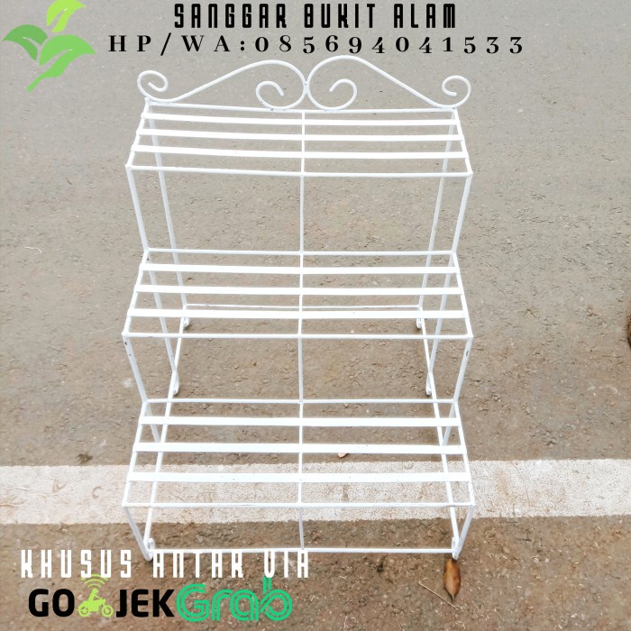 Rak Tanaman - Rak Pot Standing/ Rak Besi / Rak Tanaman Susun 3