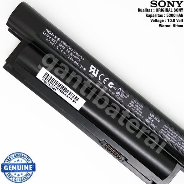 Original Baterai SONY VAIO VGP-BPS26 VGP-BPS26A VGP-BPL26 C CA PCG SVE