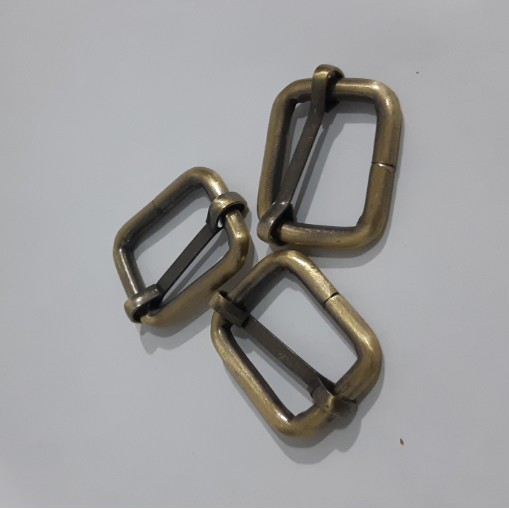 AKSESORIS TAS RING JALAN ATG BAKAR DAN GOLD 2.5CM