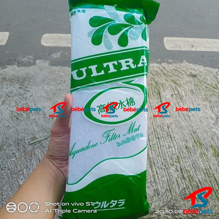 Busa Filter Ultra - Kapas Filter Aquarium Media Penyaring Kotoran Ikan