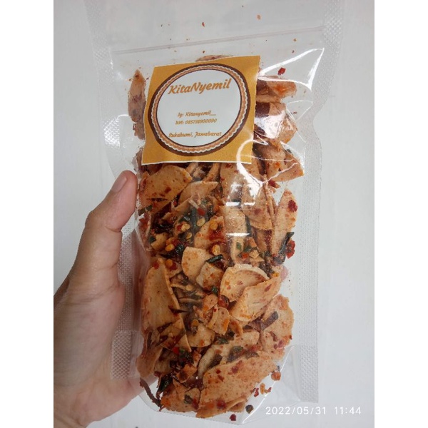 

Basreng pedas daun jeruk (120gr)