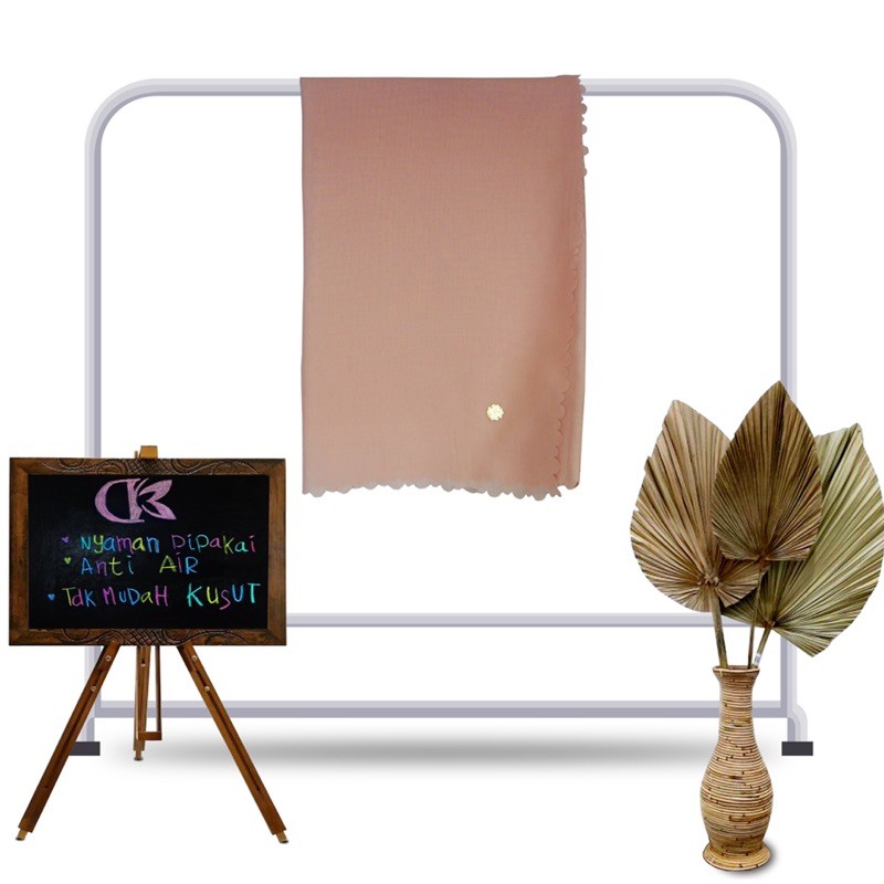 Hijab Voal Superfine Waterproof Laser Cut - SALEM