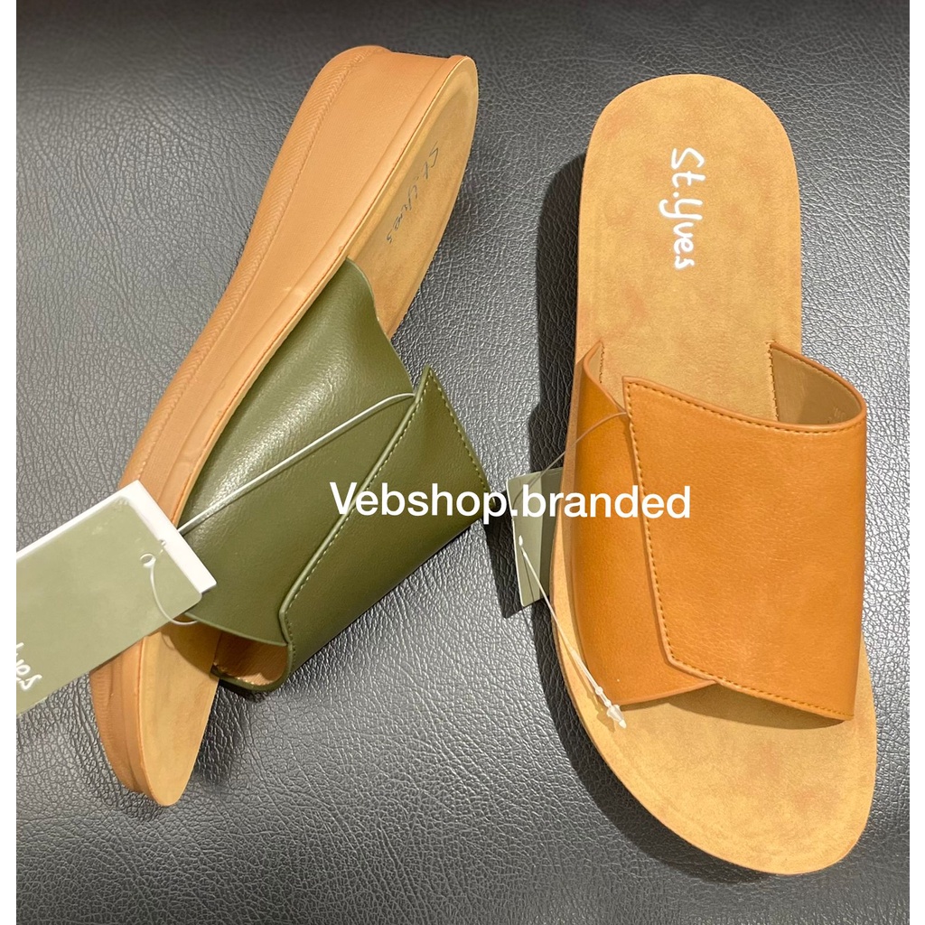 st yves sandal slop wedges wanita ringan dan empuk ori Matahari dept store