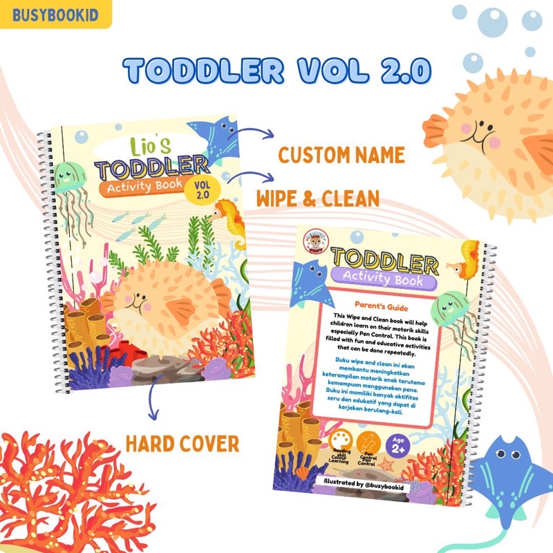 

TOODLER BOOK VOL 2.0 ( wipe and clean ) - custom nama