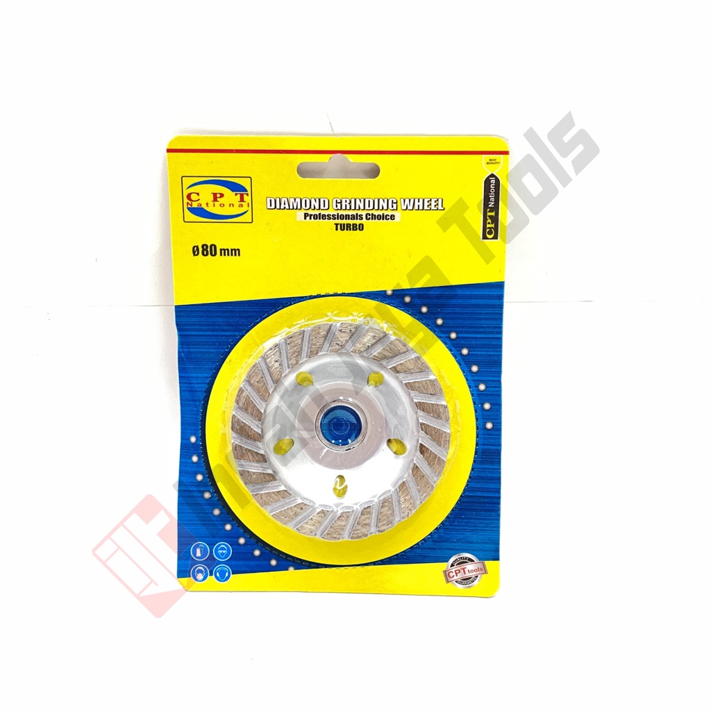 CPT NATIONAL Diamond CUP Grinding Wheel 3 Inch TURBO ROW