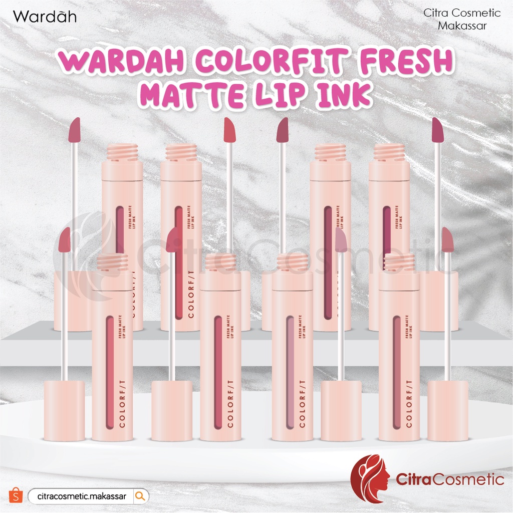 Wardah Colorfit Fresh Matte Lip Series