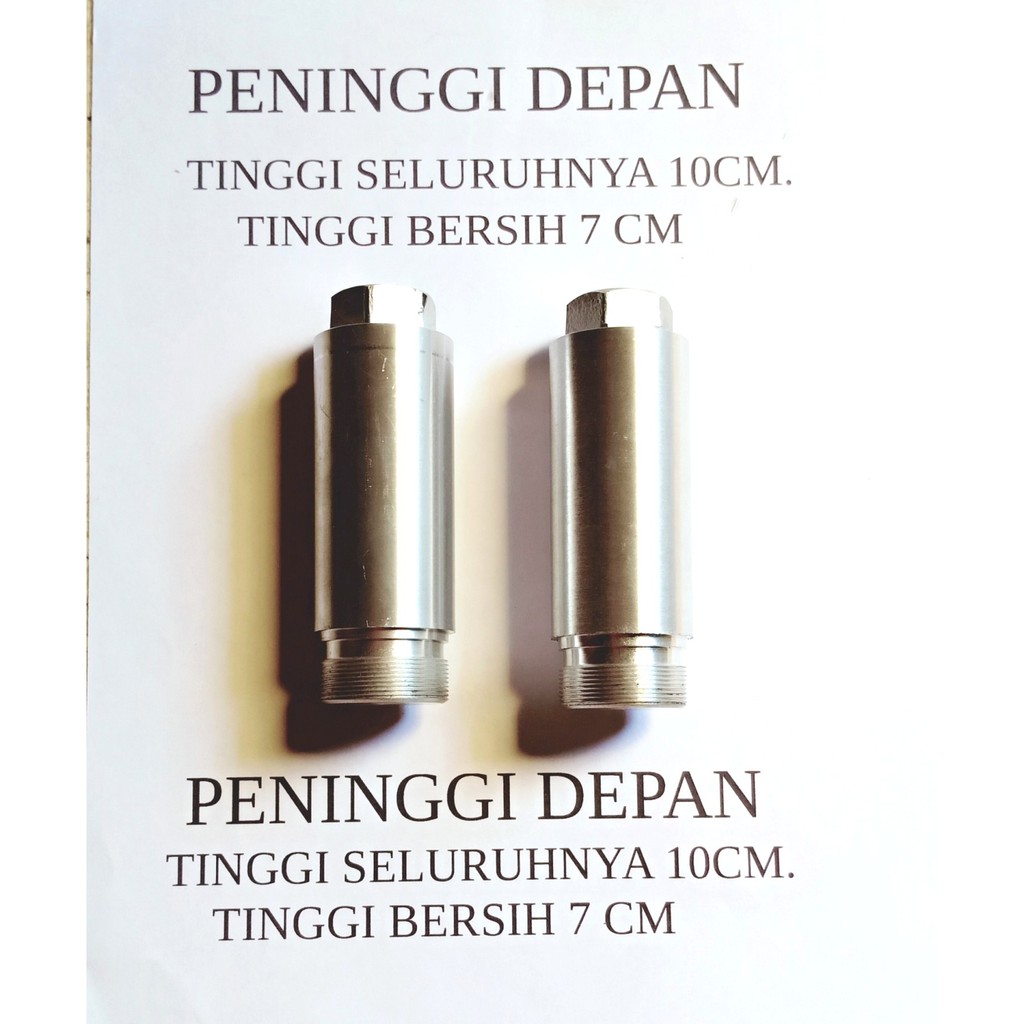 PENINGGI SHOCK DEPAN GL PRO -GL MAX  SAMBUNGAN SHOCK DEPAN 10CM DAN 13CM