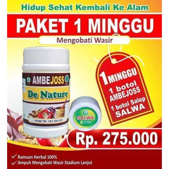OBAT WASIR STADIUM 3-4 AMBEIEN AMBEJOSS HERBAL