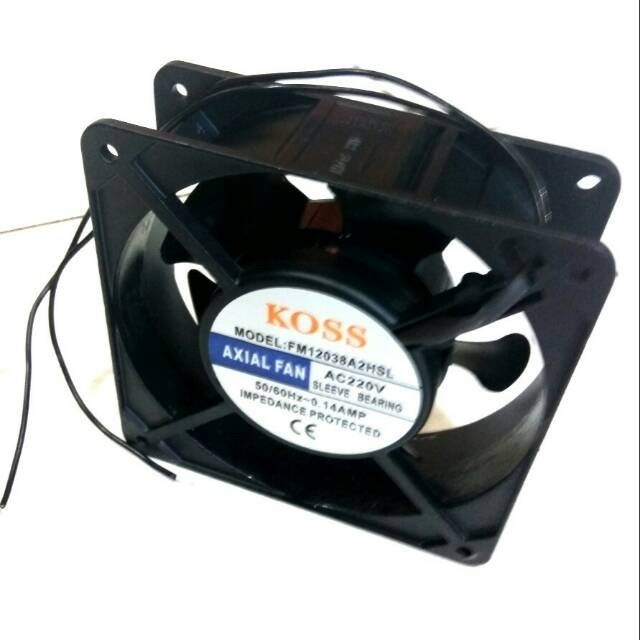 KIPAS ANGIN PENDINGIN COOLING FAN AC 220V 12CM KOSS KIPAS COMPUTER