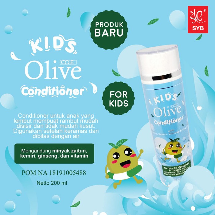 Coe olive kids conditioner / condisioner anak coe olive
