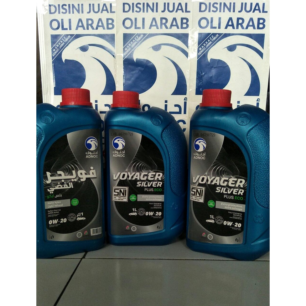 Markazz ADNOC Jawa Timur Sidoarjo- Adnoc Voyager Silver PLUS ECO 0W-20
