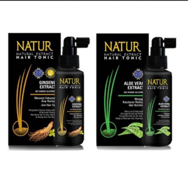 NATUR HAlR TREATMENT l Hair Mask | Hair Vitamin | 2 in 1 Shampoo &amp; Hair Tonic 140ml