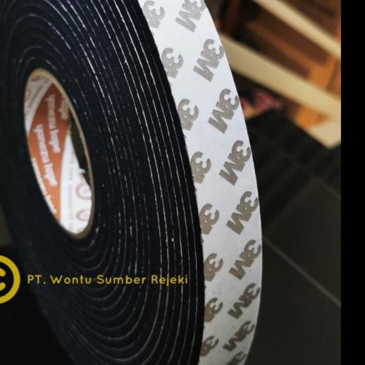 

❊ Double tape Foam 3M hitam ( lebar 10 mm, tebal 5 mm,panjang 5 meter) ✶