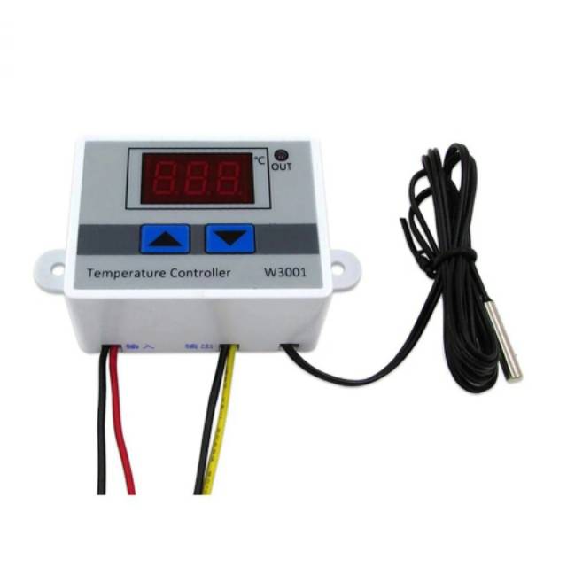 Thermostat Digital LED Temperature Controller XH-W3001 220V/12V Pemanas Pendingin Suhu Digital