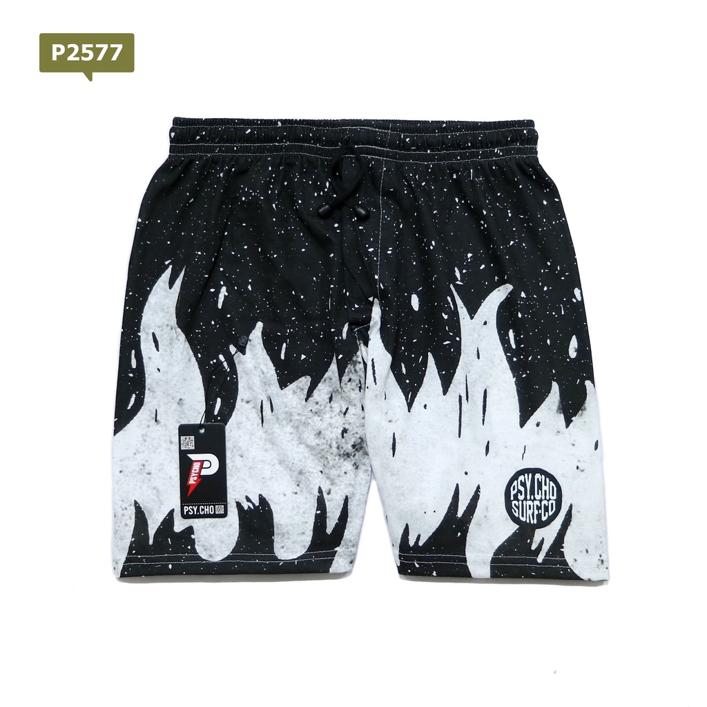 BEST SELLER - BOXER PRIA WANITA CELANA PENDEK GROSIR KOLOR PANTAI-DBM-X43