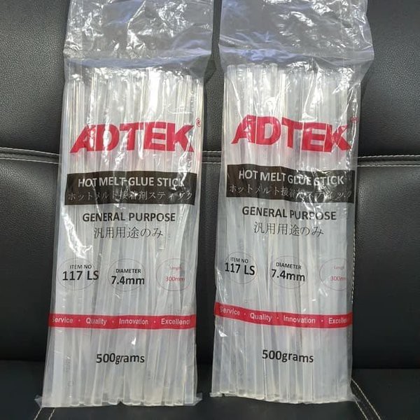 Adtek Hot Melt Glue Stick 7 mm 500 gram Isi glue stick kecil Lem bakar 7.4mm Adtek 500gr