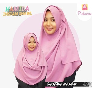 Pashmina instan hamida instan shawl by aisha hijab