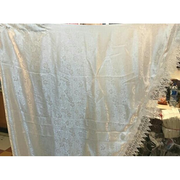 BARANG BERKUALITAS MUKENA ZAHARA PRADA SUTRA PUTIH ELEGAN - PUTIH KEKINIAN MURAH GROSIR IMPORT